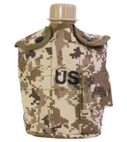 Фляжка с котелком (расцветка сирийская) с котелком