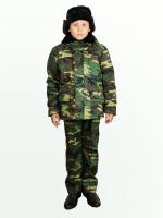 Бушлат зимний кадетский со съемным воротником 