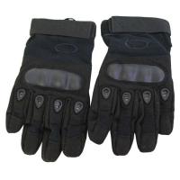 Перчатки тактические черные с пальцами