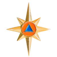 Эмблема петличная МЧС