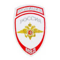 Шеврон полиция вышитые на белую рубашку