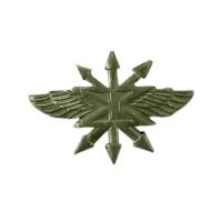 Эмблема петличная Связь защитная