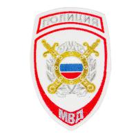 Шеврон полиция вышитые на белую рубашку 2