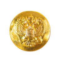 Пуговица полиция 22 мм золотая