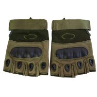 Перчатки тактические олива без пальцев