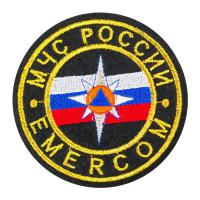 Шеврон МЧС круглый вышитые