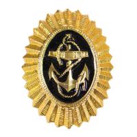 Кокарда ВМФ золотая