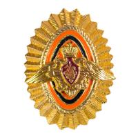 Кокарда пограничные войска офицерская золотая