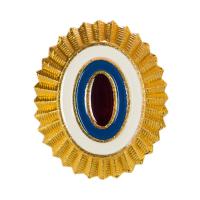 Кокарда полиция золотая