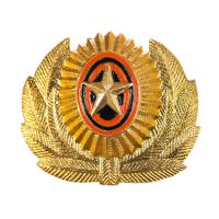Кокарда со звездой РА в обрамлении золотая