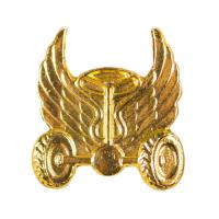 Эмблема петличная автомобильные войска золотая