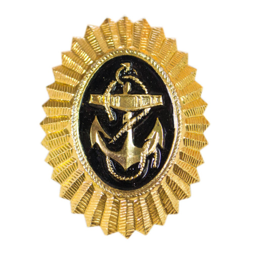 Кокарда ВМФ золотая