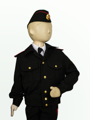 Кадетская форма черная ткань Габардин