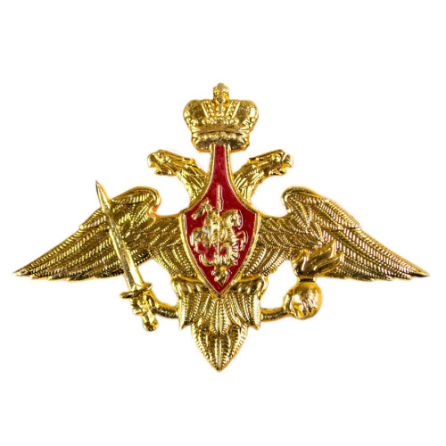 Кокарда Орел на тулью фуражки золотая